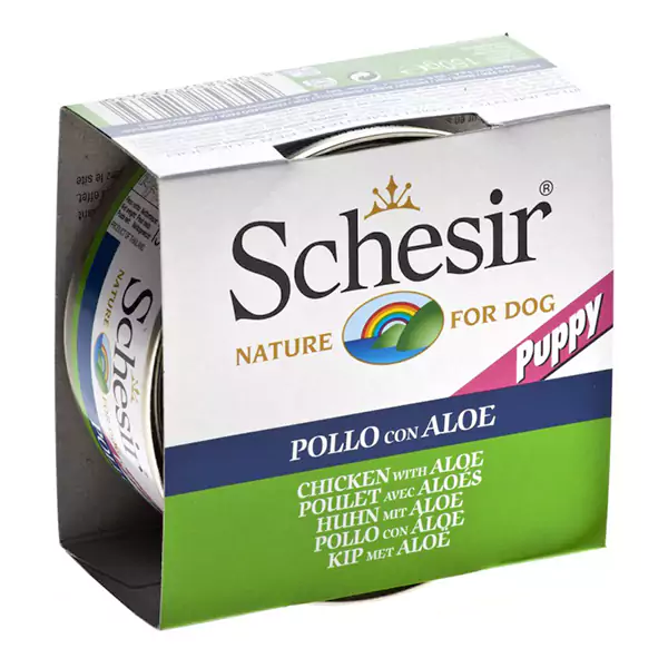 Schesir Dog Puppy Chicken Fillets With Aloe 150 gm