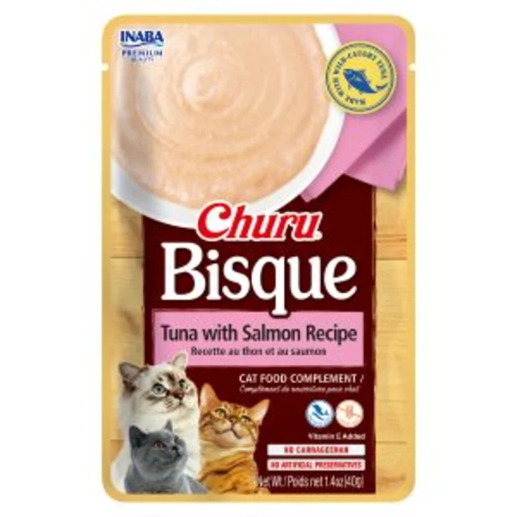 Churu Bisque Tuna With Salmon Recipe 40G