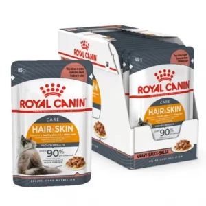 Royal Canin FCN Hair & Skin Gravy Pouch 85 gm