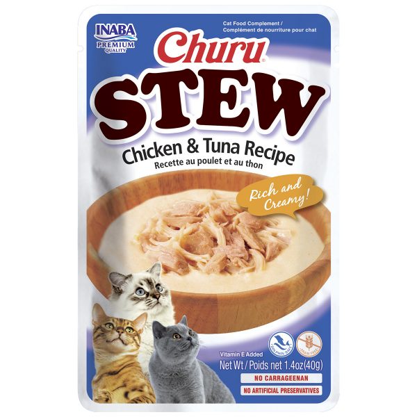 Inaba Churu Stew Chicken & Tuna Recipe 40G