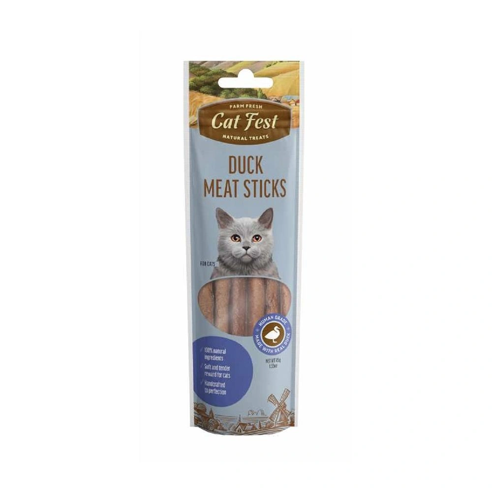 Cat Fest Meat Sticks Duck For Cat 45 gm