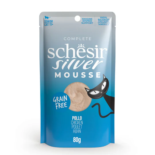 Schesir SILVER MOUSSE CHICKEN 80G POUCH