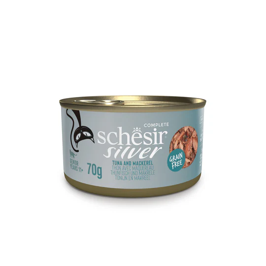 Schesir SILVER TUNA-MACKEREL 70G CAN