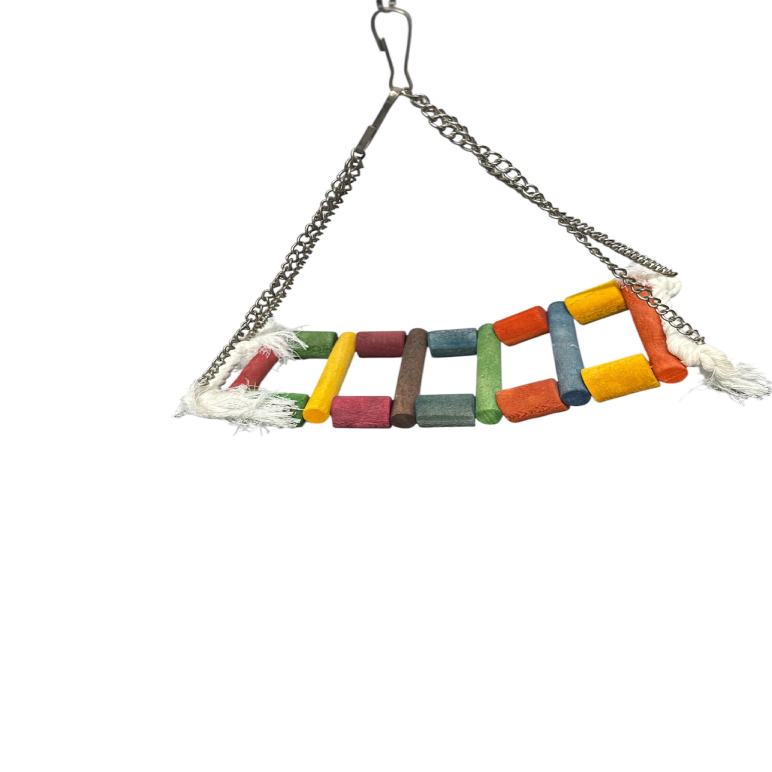 Bird swing toy ladder shape