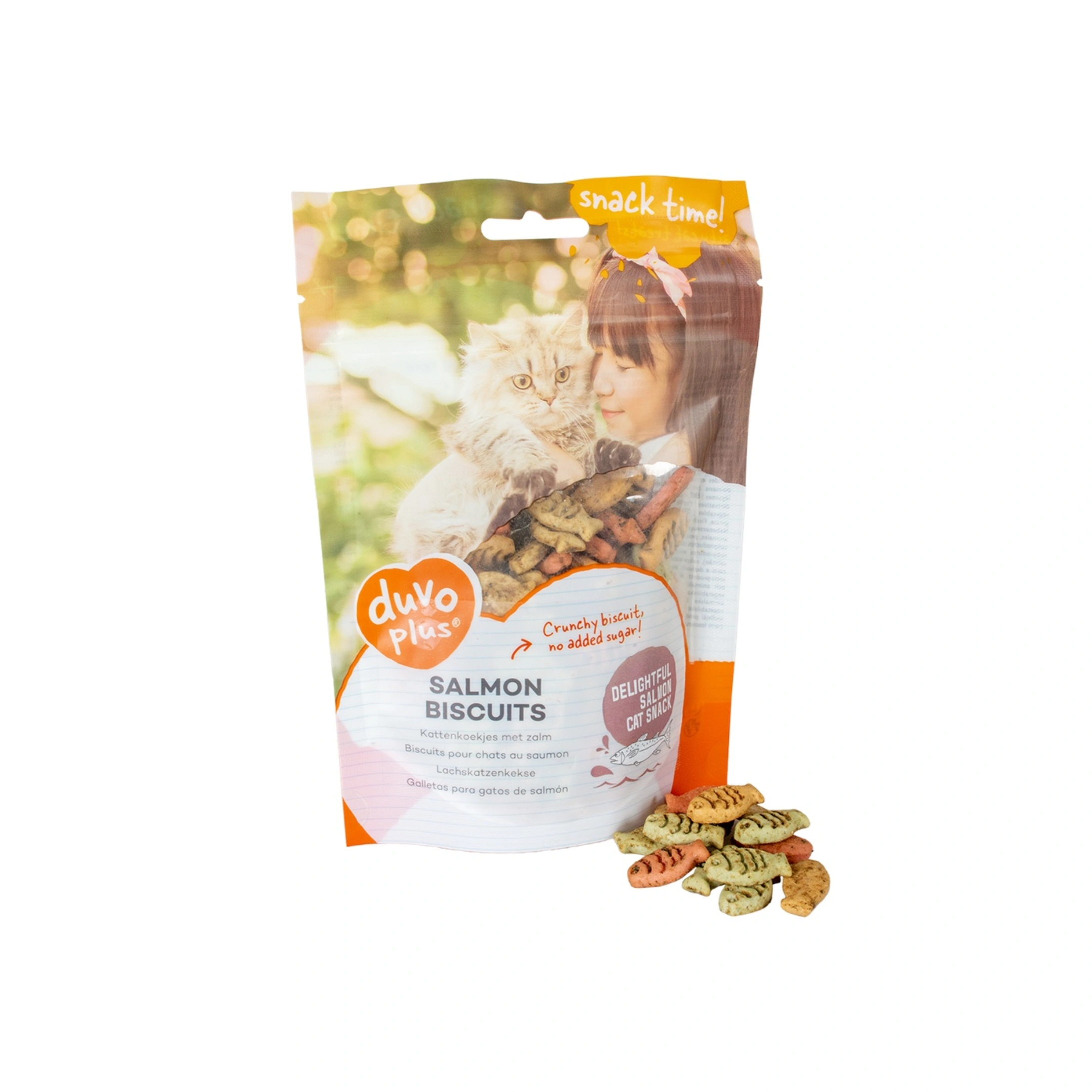 Duvo+ Salmon Biscuits for Cats 50g