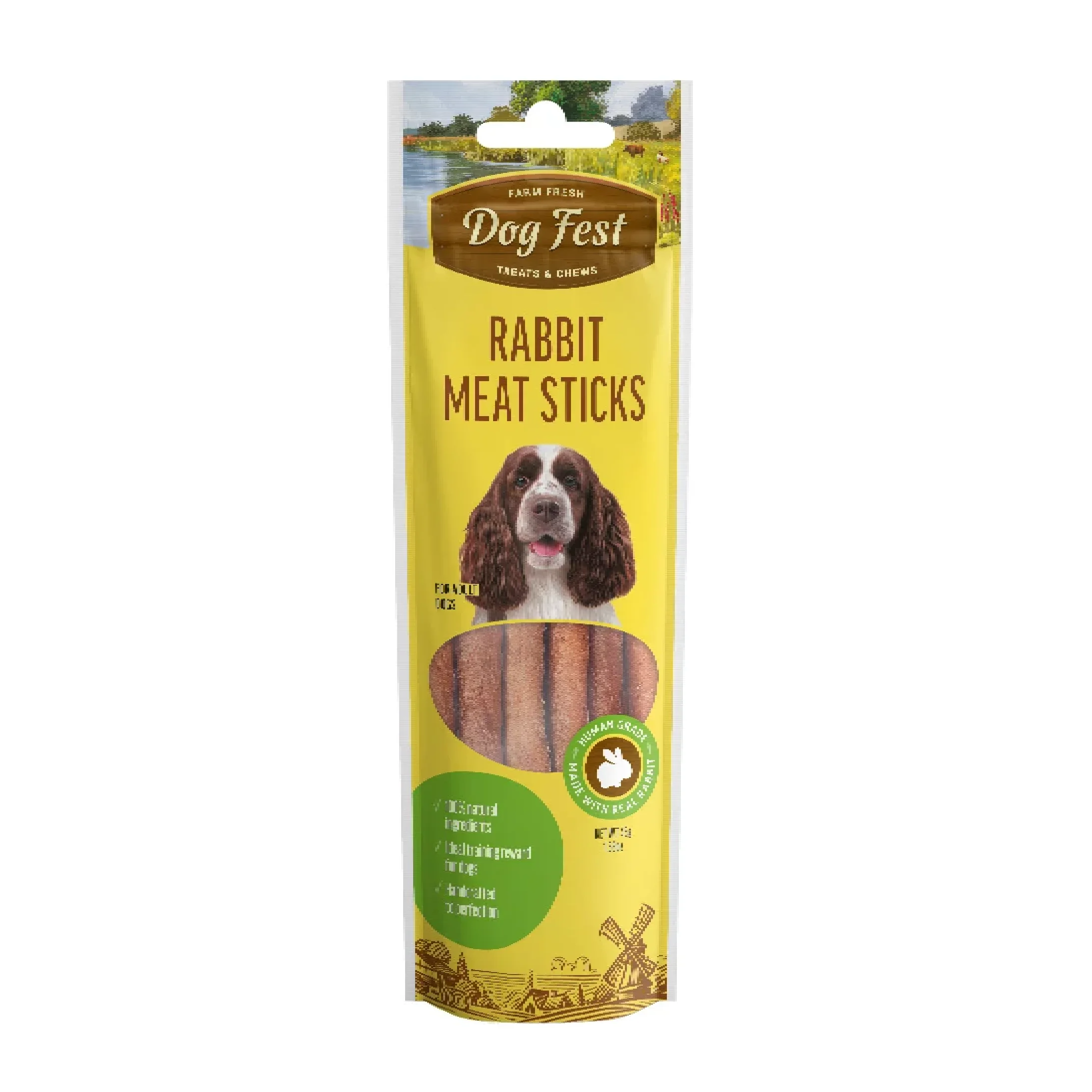 Dog Fest Rabbit Meat Sticks For Adult Dogs - 45g