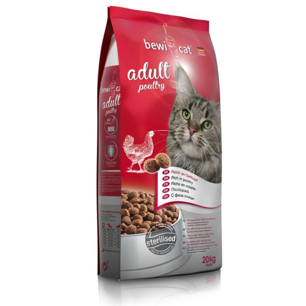 Bewi Cat poultry Sterlized  20kg