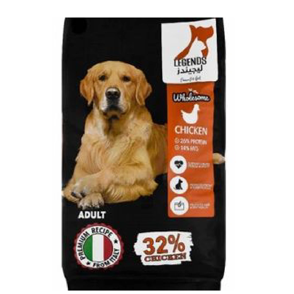 Legends Wholesome Chicken Feed For Adult Dogs 15KG