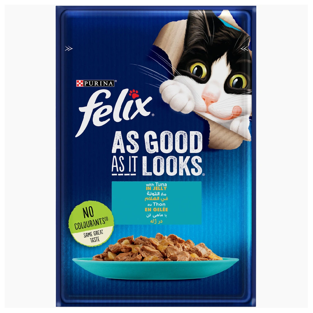 FELIX Tuna Wet Cat Food Pouch 85g