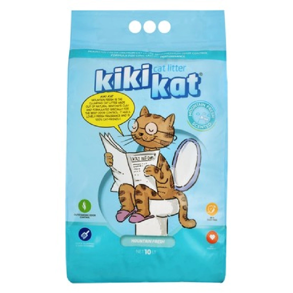 KikiKat Cat Litter Mountain Fresh 10L