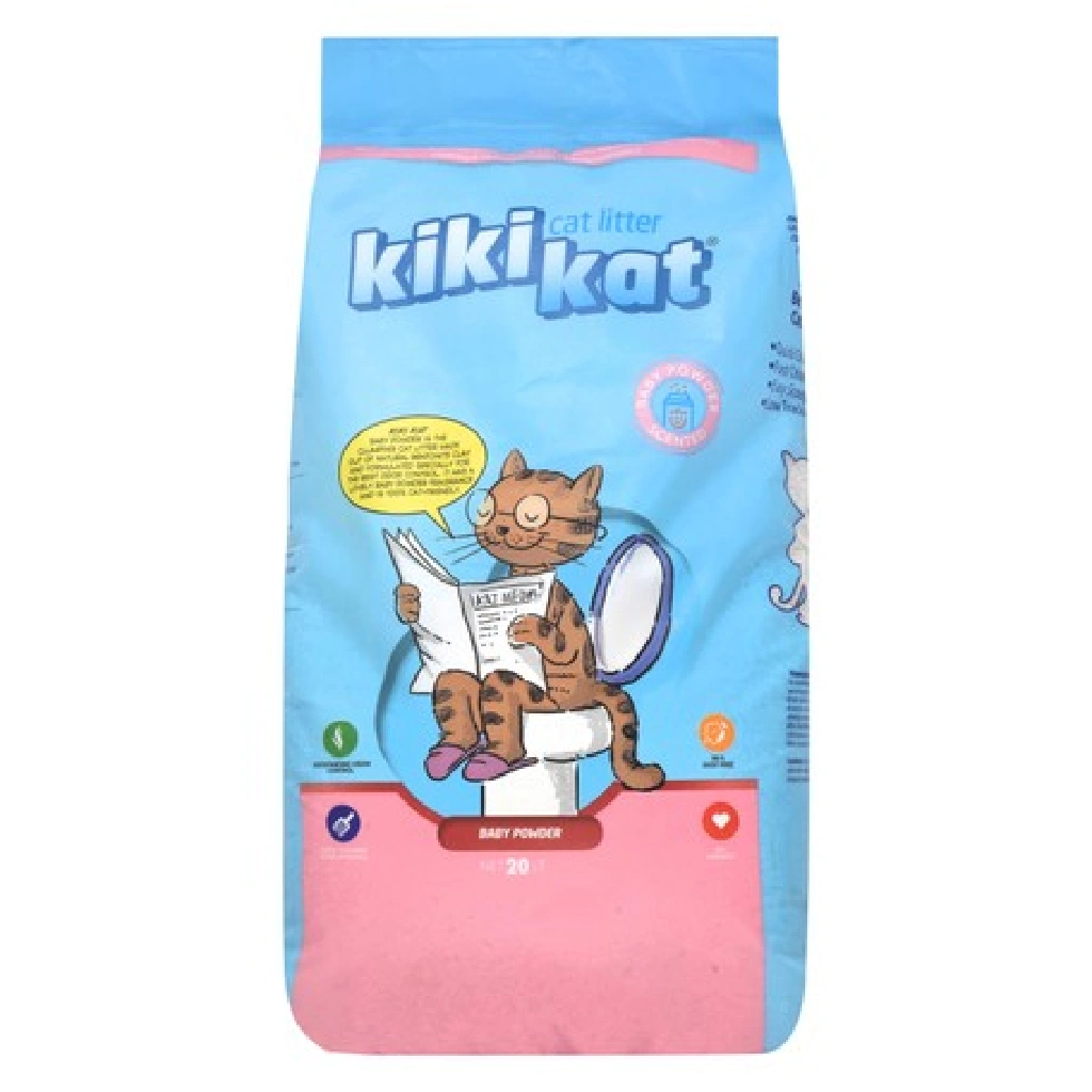 KikiKat Cat Litter Baby Pawder 20L