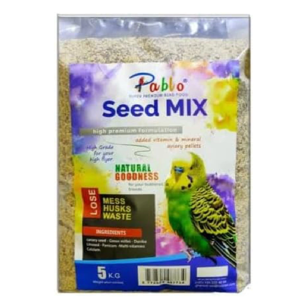 Pablo Super Premium Bird Food Family Seed Mix 5 Kg