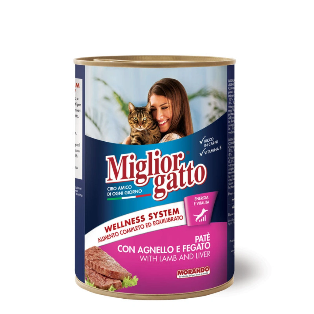 Miglior gatto Cat Pate with Lamb and Liver 400g