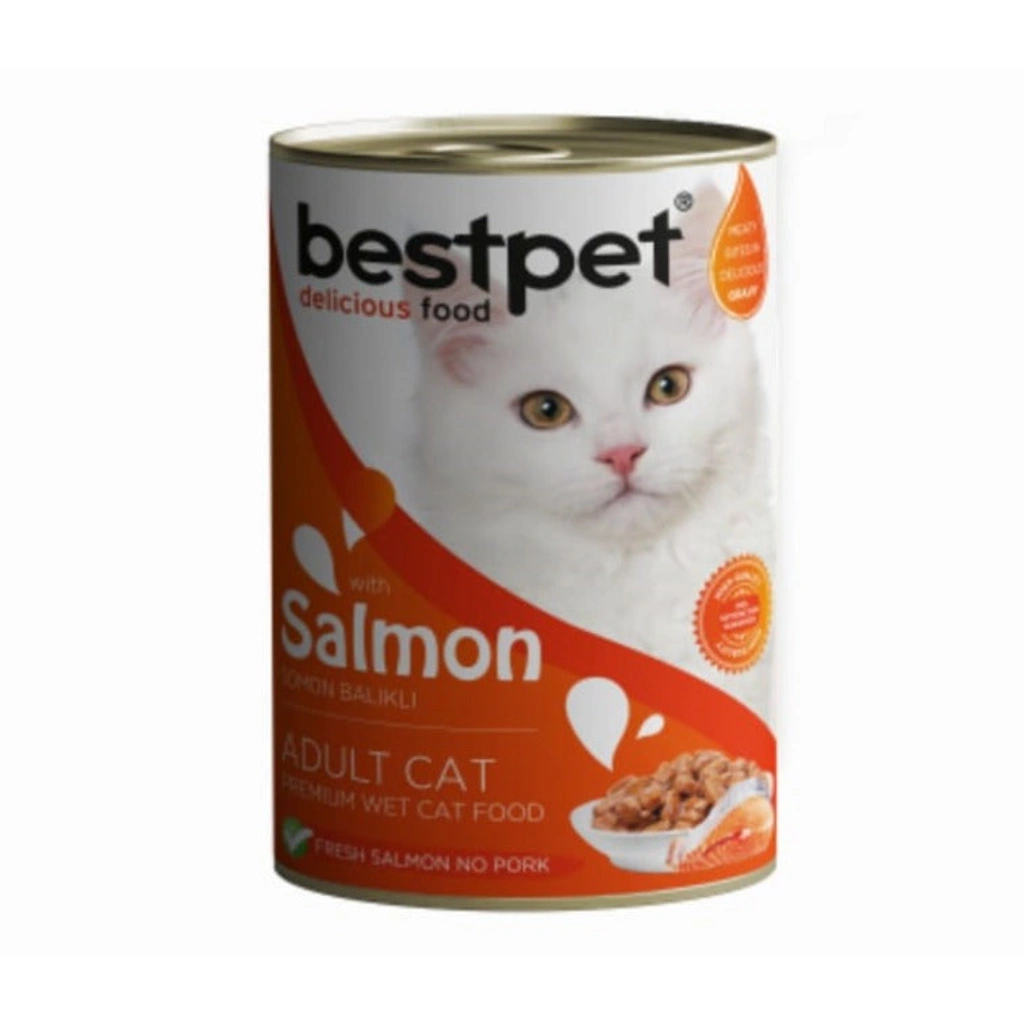 Bestpet Cat wet food with salmon 400g