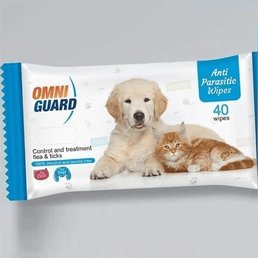 Omni Guard Anti Parasitic Wipes 40 pcs
