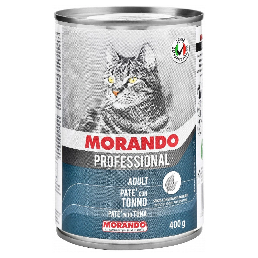 Morando cat wet food Pate with Tuna 400g