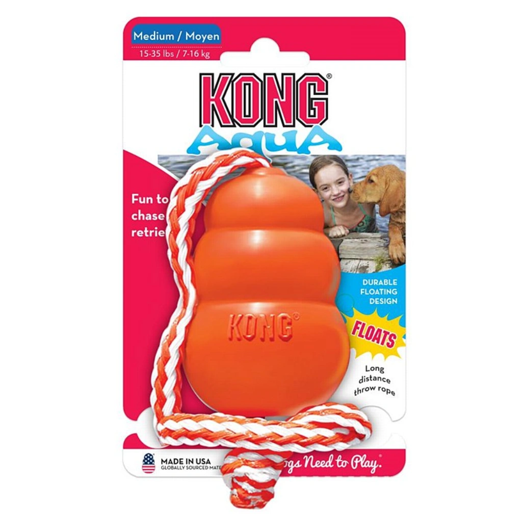 KONG Aqua With Rope Dog Toy Medium