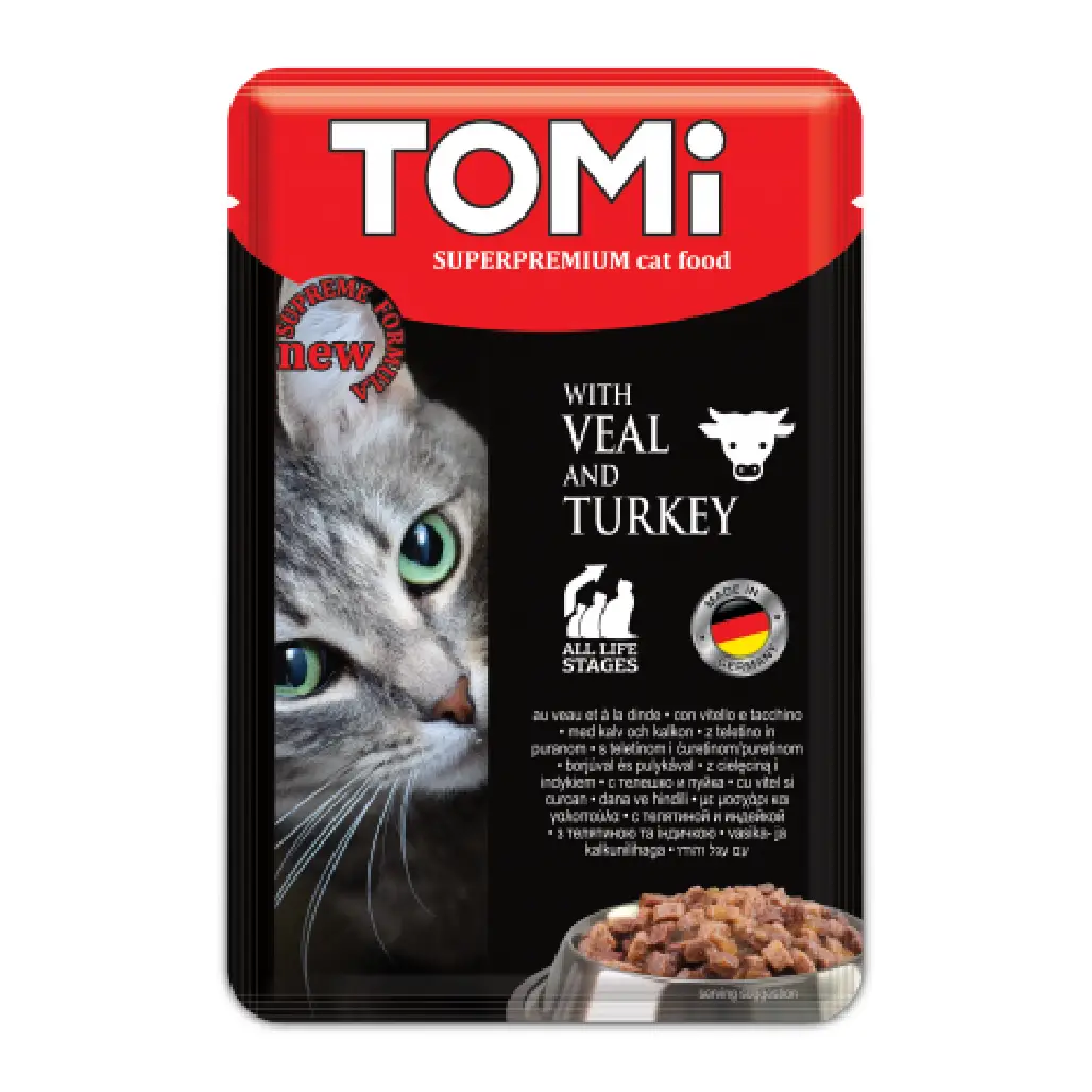 Tomi with veal and turkey 100g