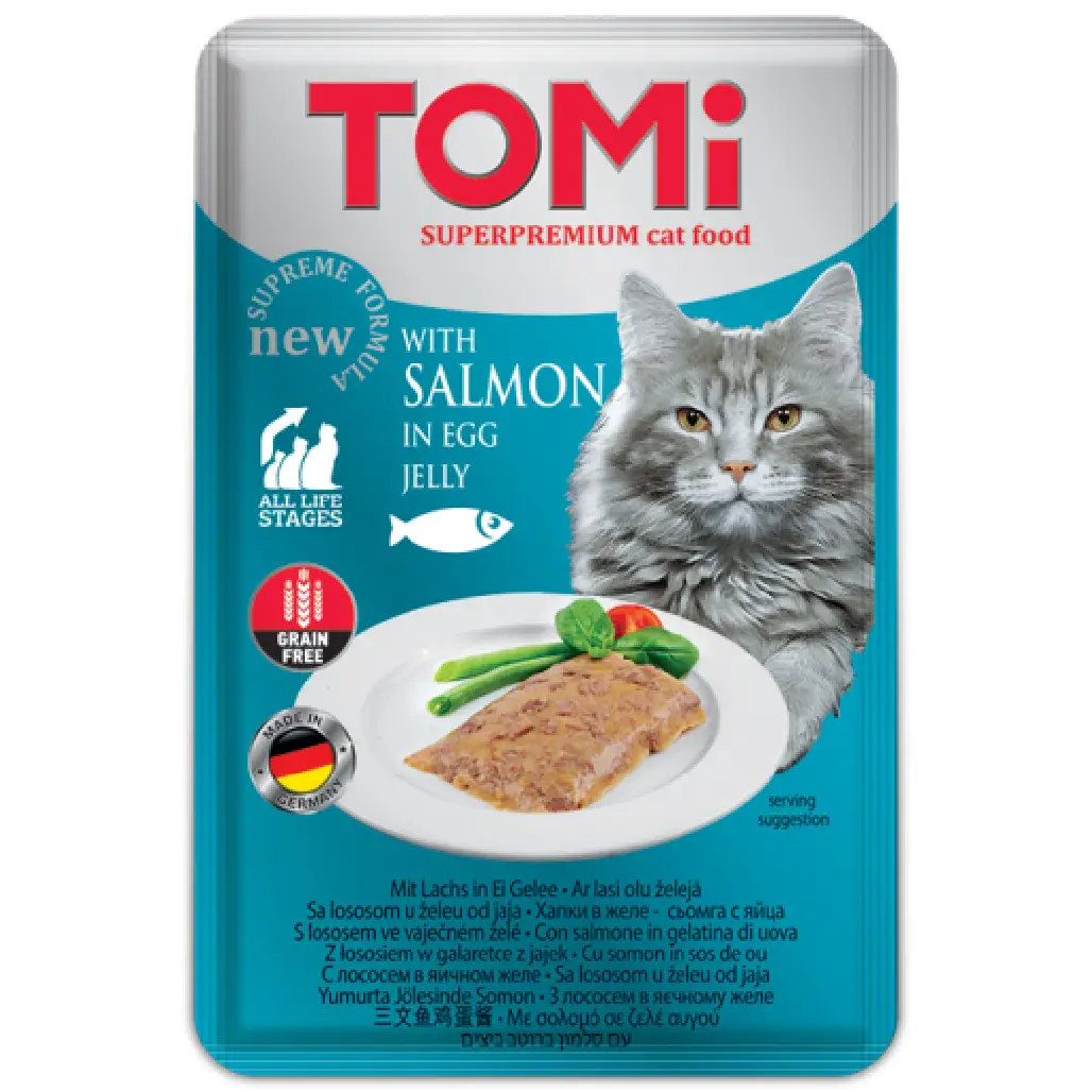 Tomi with salmon in egg jelly 100g‏