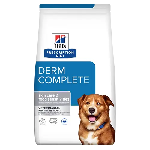 Hill’s Prescription Diet Derm Complete dog food 4 Kg