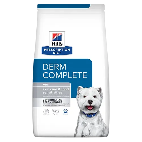 Hill’s Prescription Diet Derm Complete Mini dog food 1 Kg