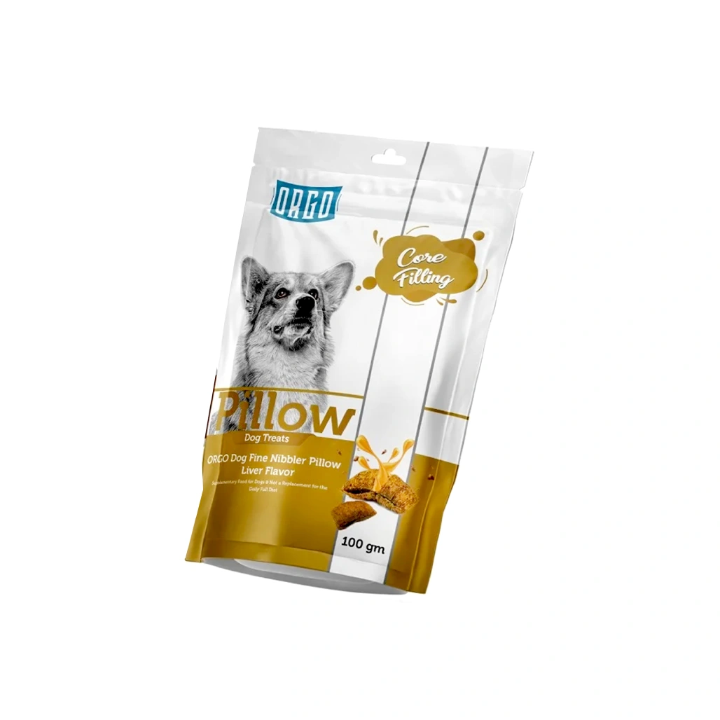 ORGO Pillow Treats For Dog With Liver 100g