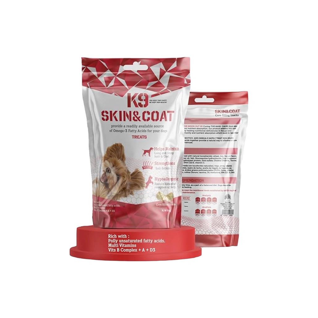 K9 Skin&Coat Treats For Dogs 80 gm