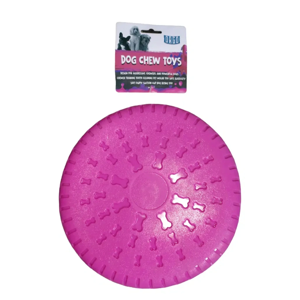 Orgo dog chew toy pink