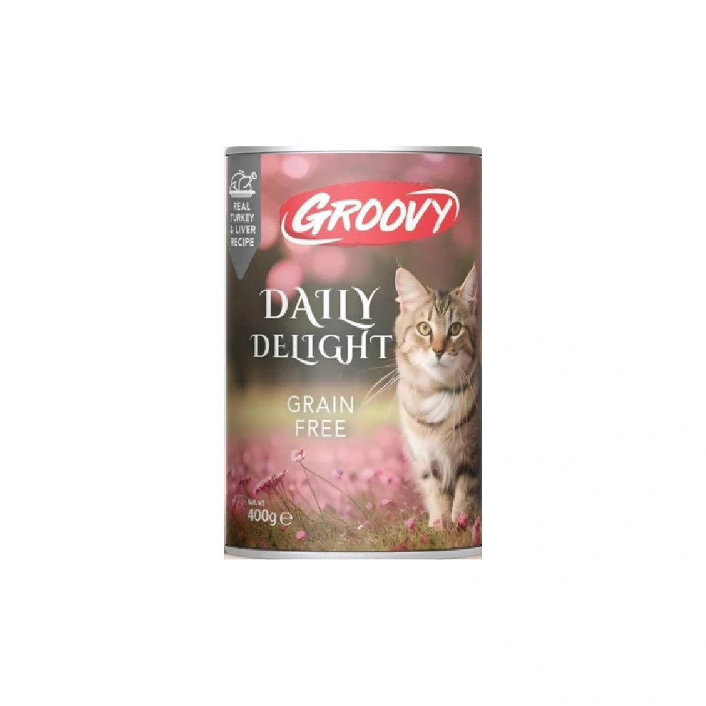 GROOVY DAILY DELIGHT Real turkey &liver 400g