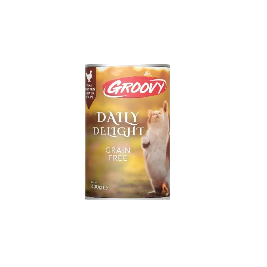 GROOVY DAILY DELIGHT Real Chicken & liver 400g