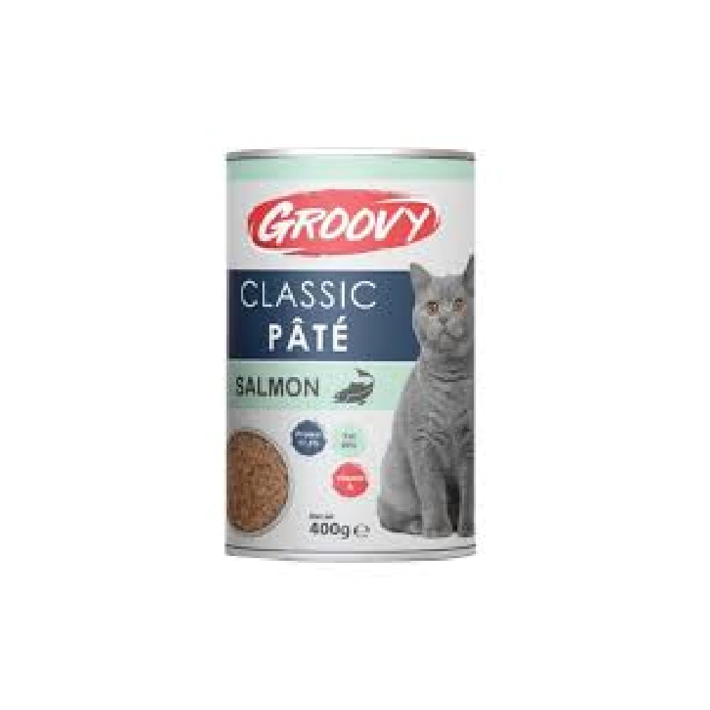 GROOVY CAT CLASSIC PATE SALMON 400gm