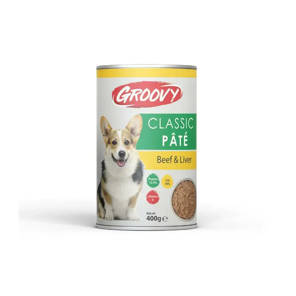 Groovy Classic Pate Beef & Liver For Dogs 400 gm