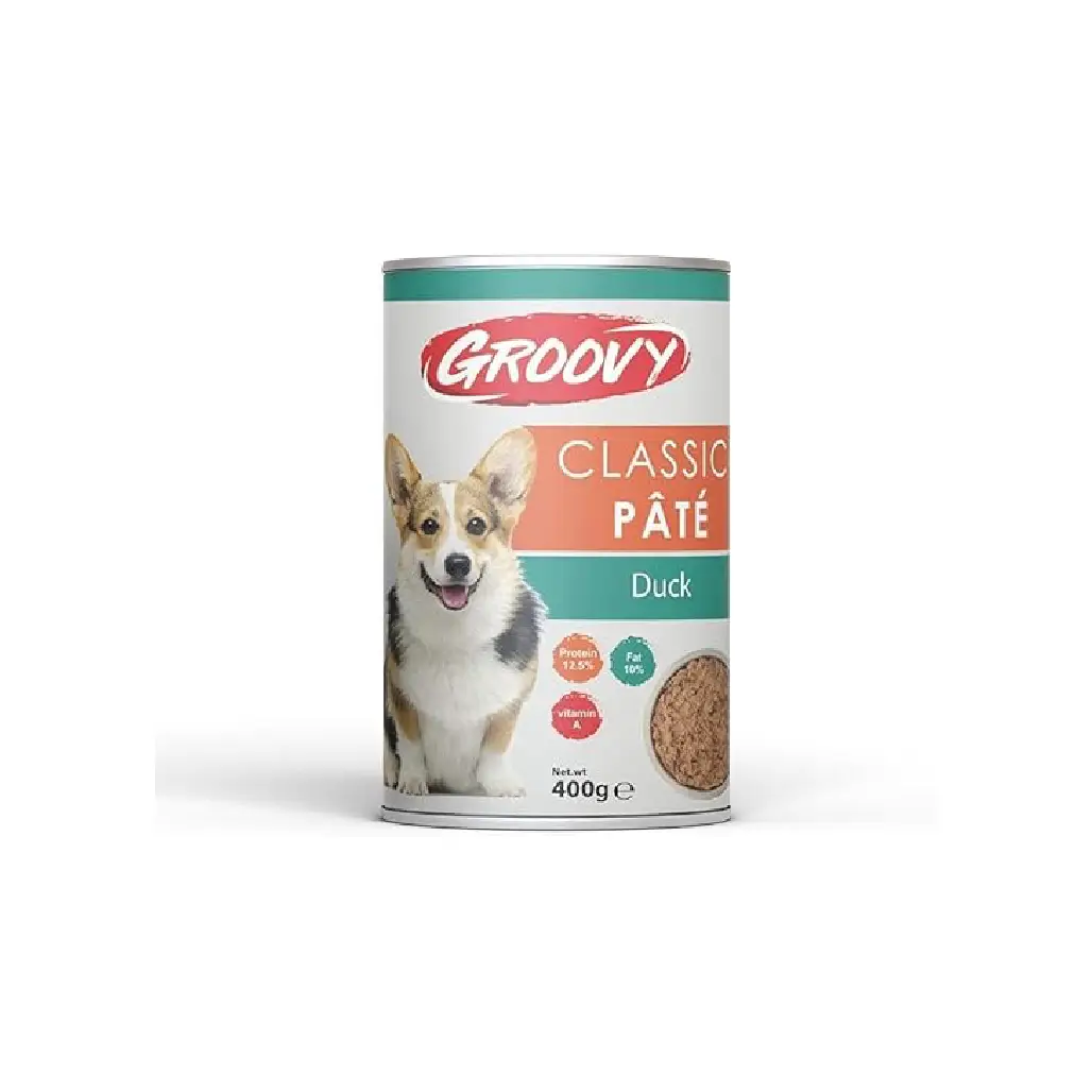 Groovy Classic Pate Duck For Dogs 400 gm