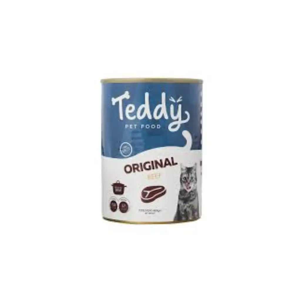 Teddy Cat wet food Beef 400 GM