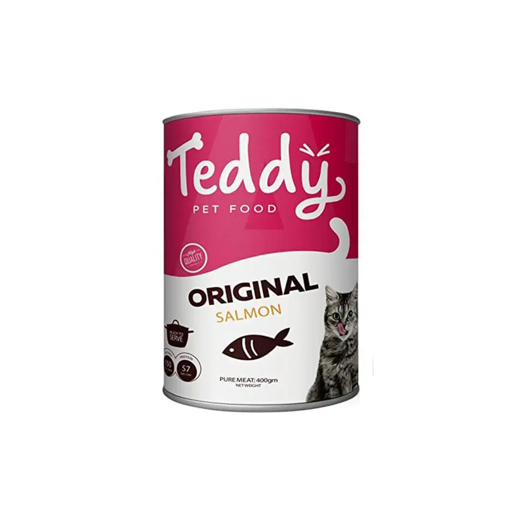 Teddy Cat wet food Salmon 400 GM