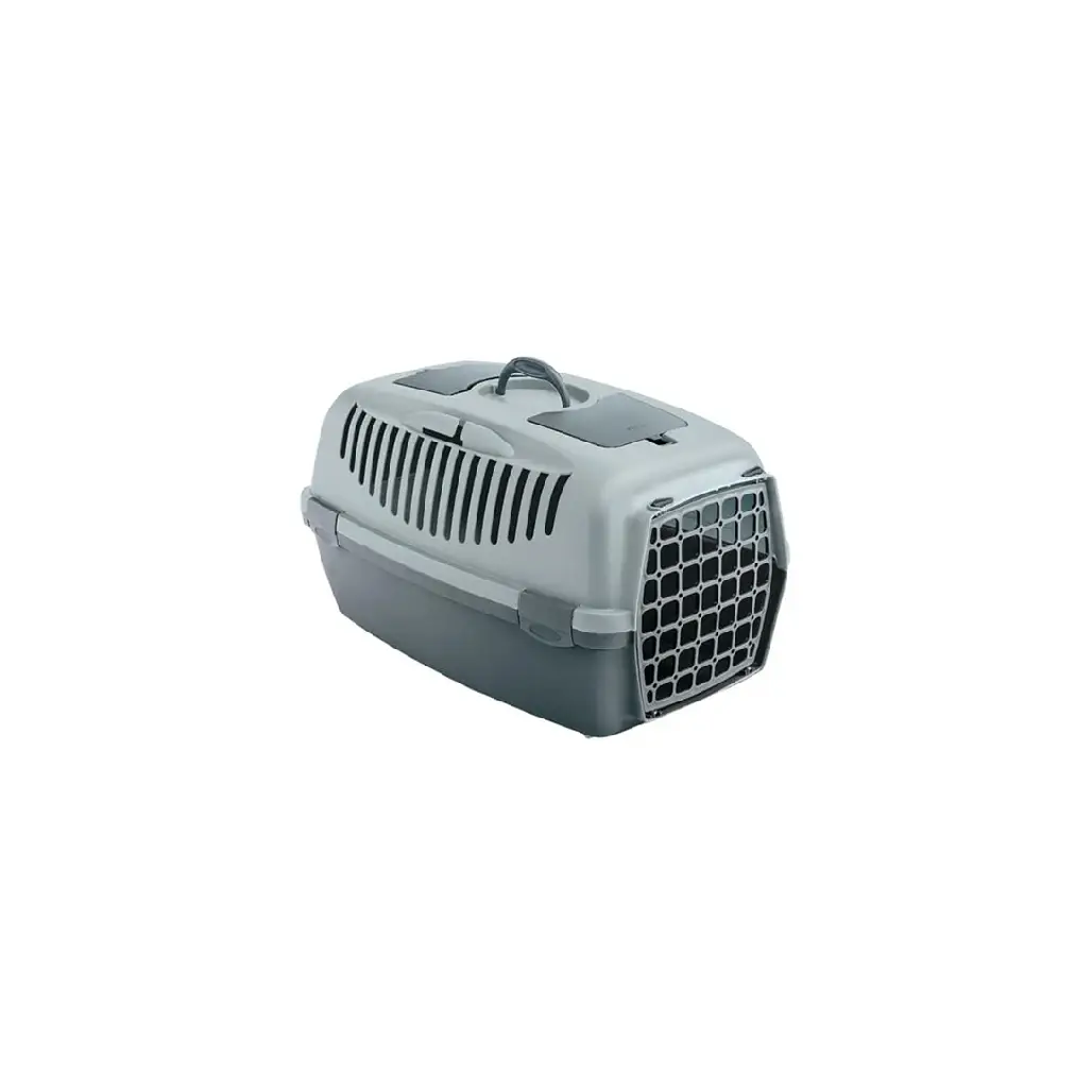 Stefanplast Pet Carrier Gulliver 2 Plastic door artic blue / steel blue