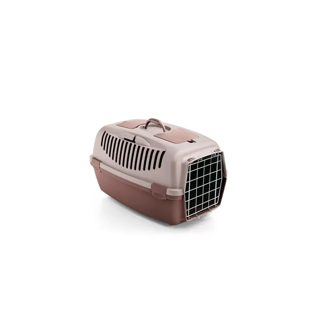 Stefanplast Pet Carrier Gulliver 3 Metal door pink/ Rosy Brown