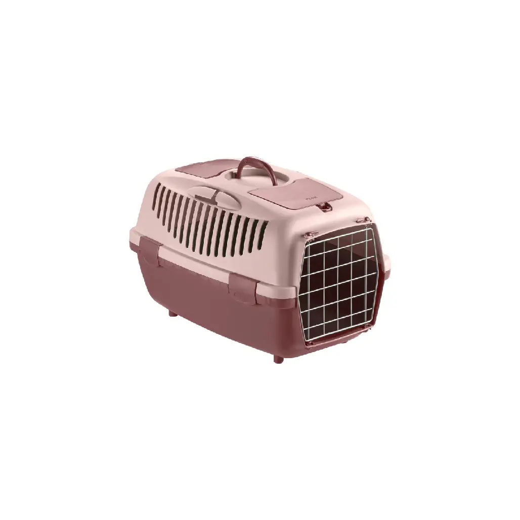 Stefanplast Pet Carrier Gulliver 1 Metal door Arctic pink / rosy brown