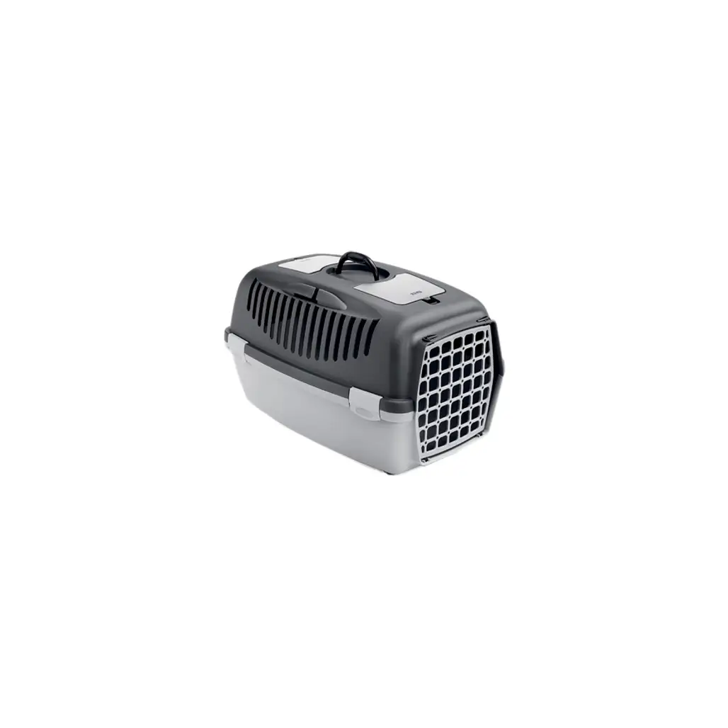 Stefanplast Pet Carrier Gulliver 2 Plastic door powder Grey