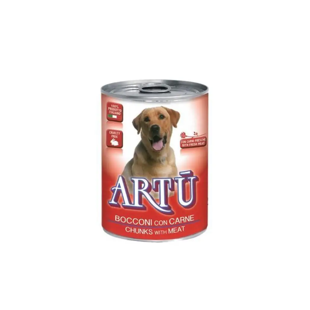 Artu Dog Wet Food Chunks with Meat 415 gm‏