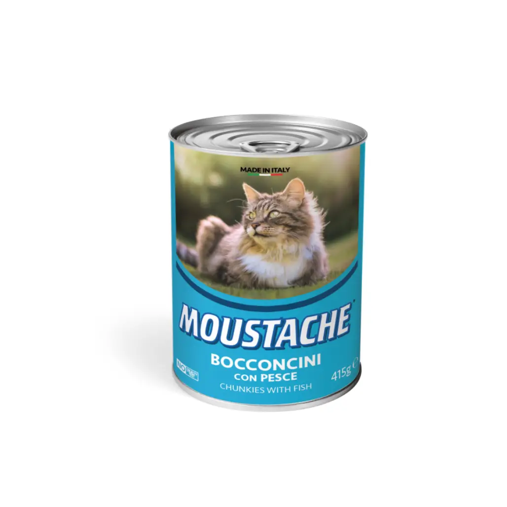 Moustache Cat Wet Food Chunkies with Tuna 415 gm