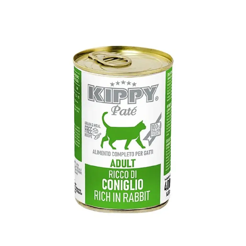 Kippy Cat Adult wet food Pate Rabbit 400g