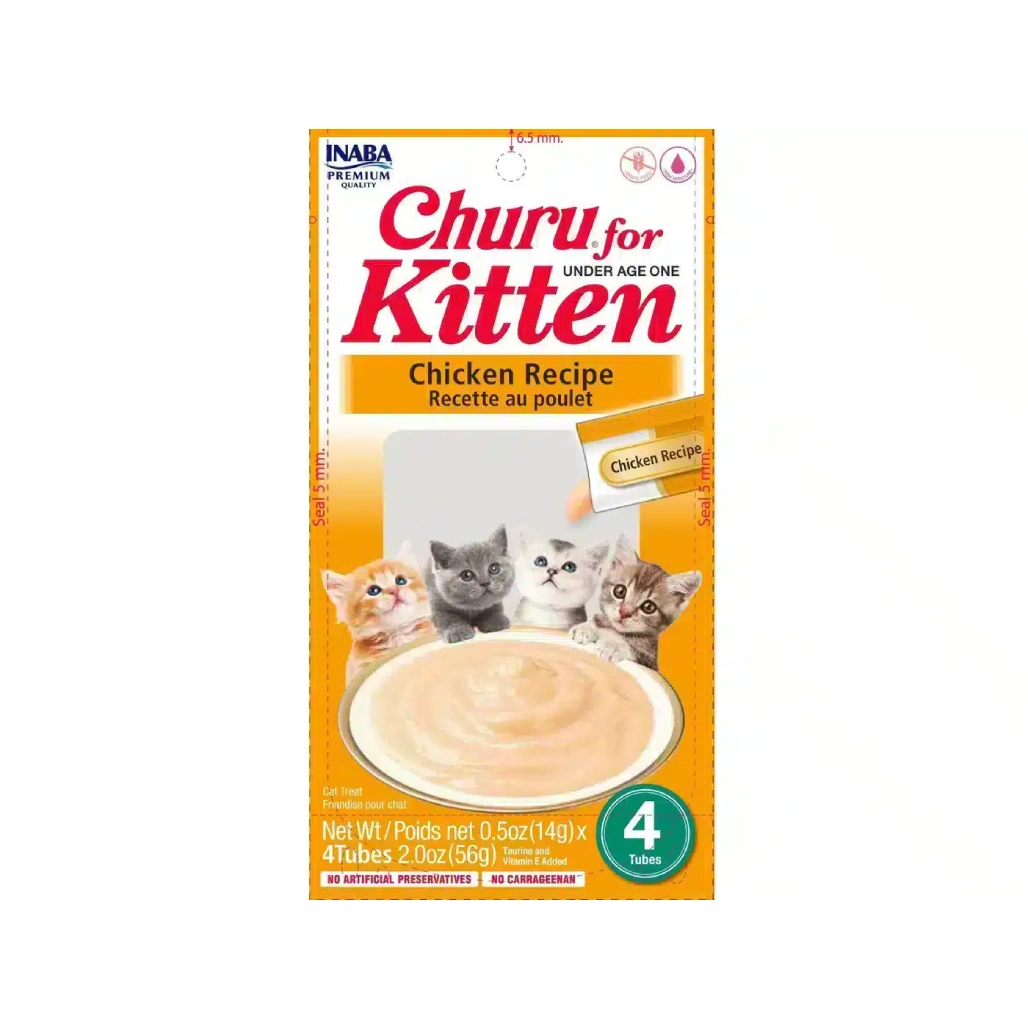 Inaba Churu Chicken Recipe for Kitten 4PCS/PK