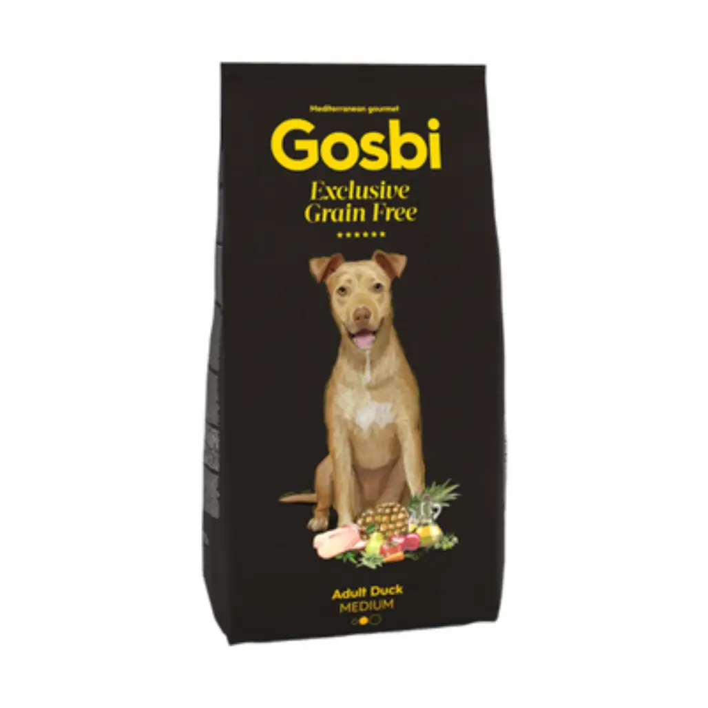Gosbi Exclusive Grain Free Adult Duck Medium Dogs 12kg