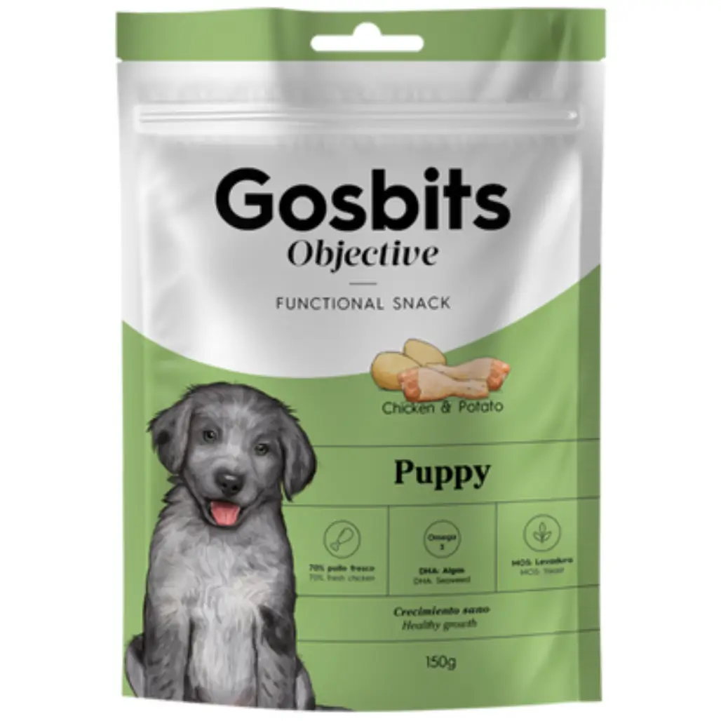 Gosbits Objective Chicken&Potato Puppy Dogs 150g