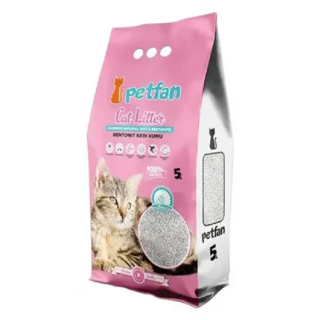PETFAN Clumping Cat Litter Baby Bowder  5L
