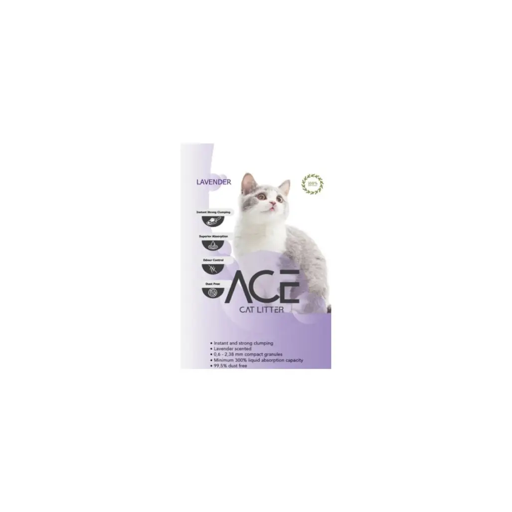ACE Cat Litter Natural Lavender 10 Ltr