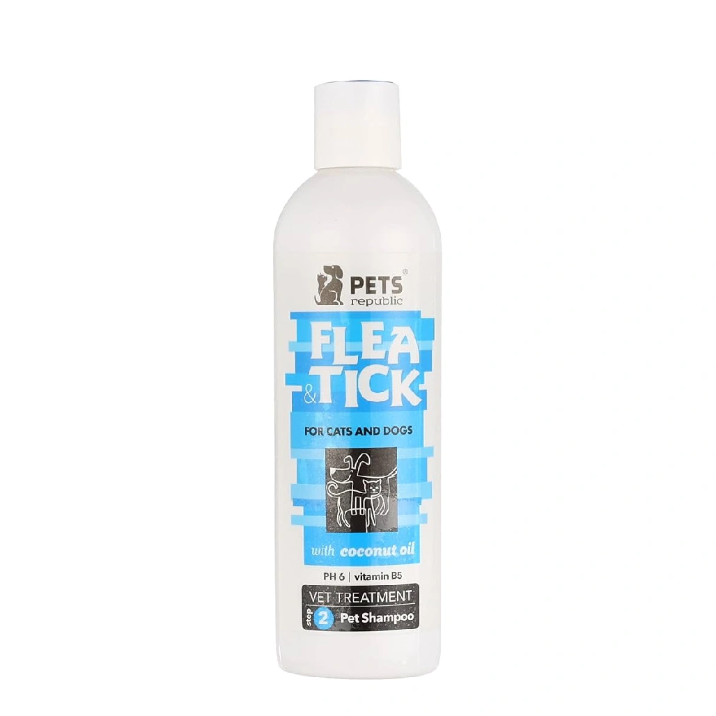 Pets Republic anti flea & tick shampoo 500 ml coconut oil