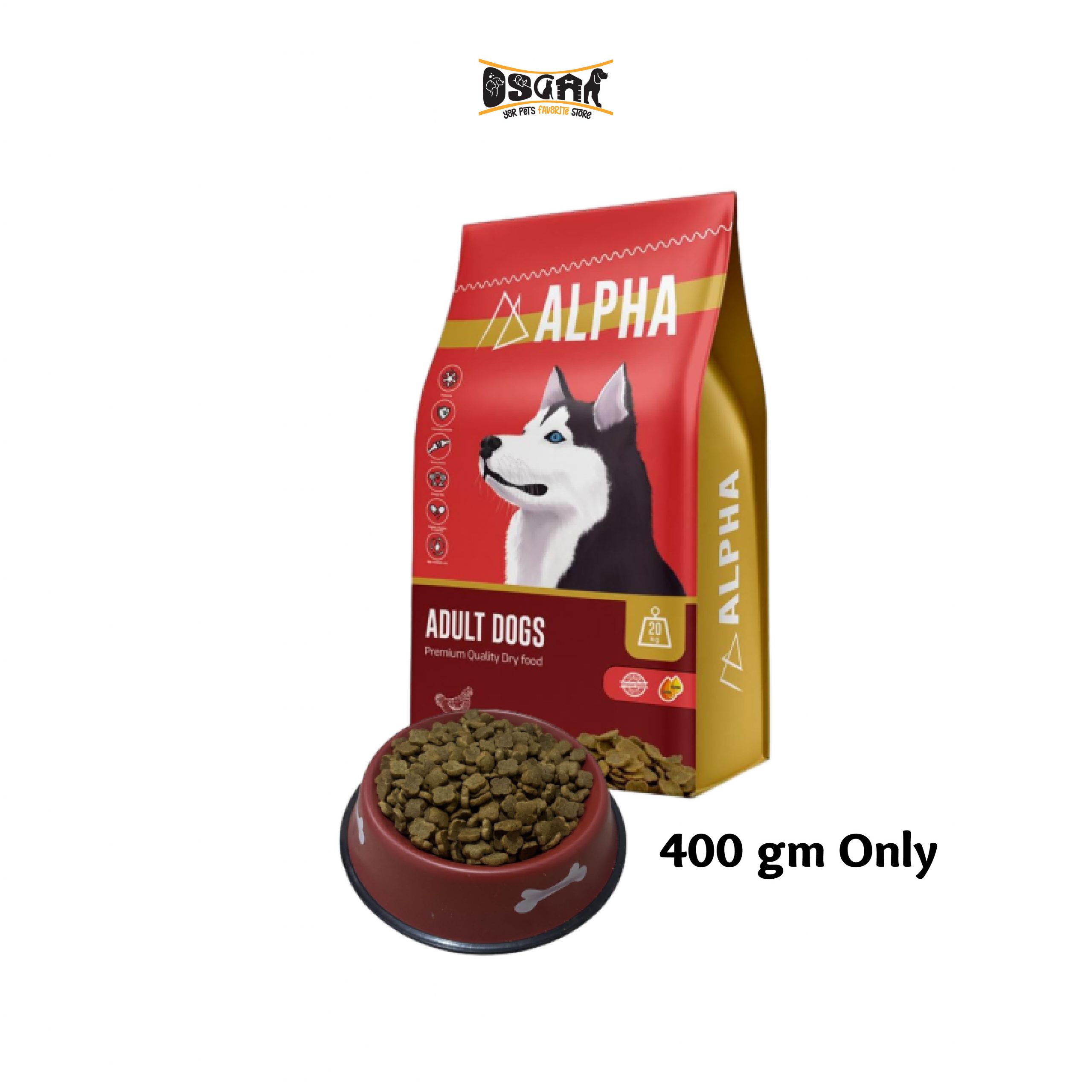 Alpha Dog Dry Food 400 gm