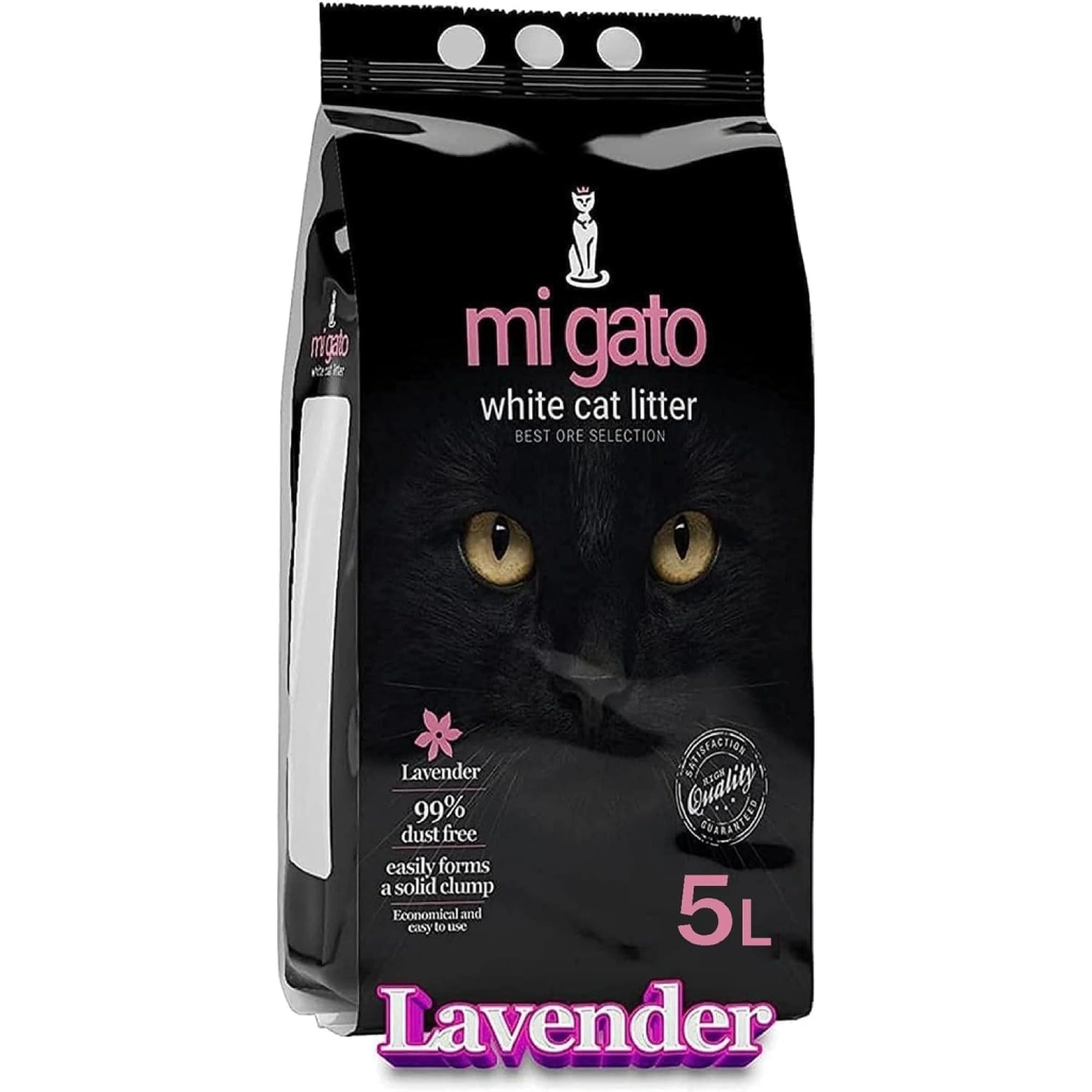 Migato - White Cat Litter 5L (Lavander)